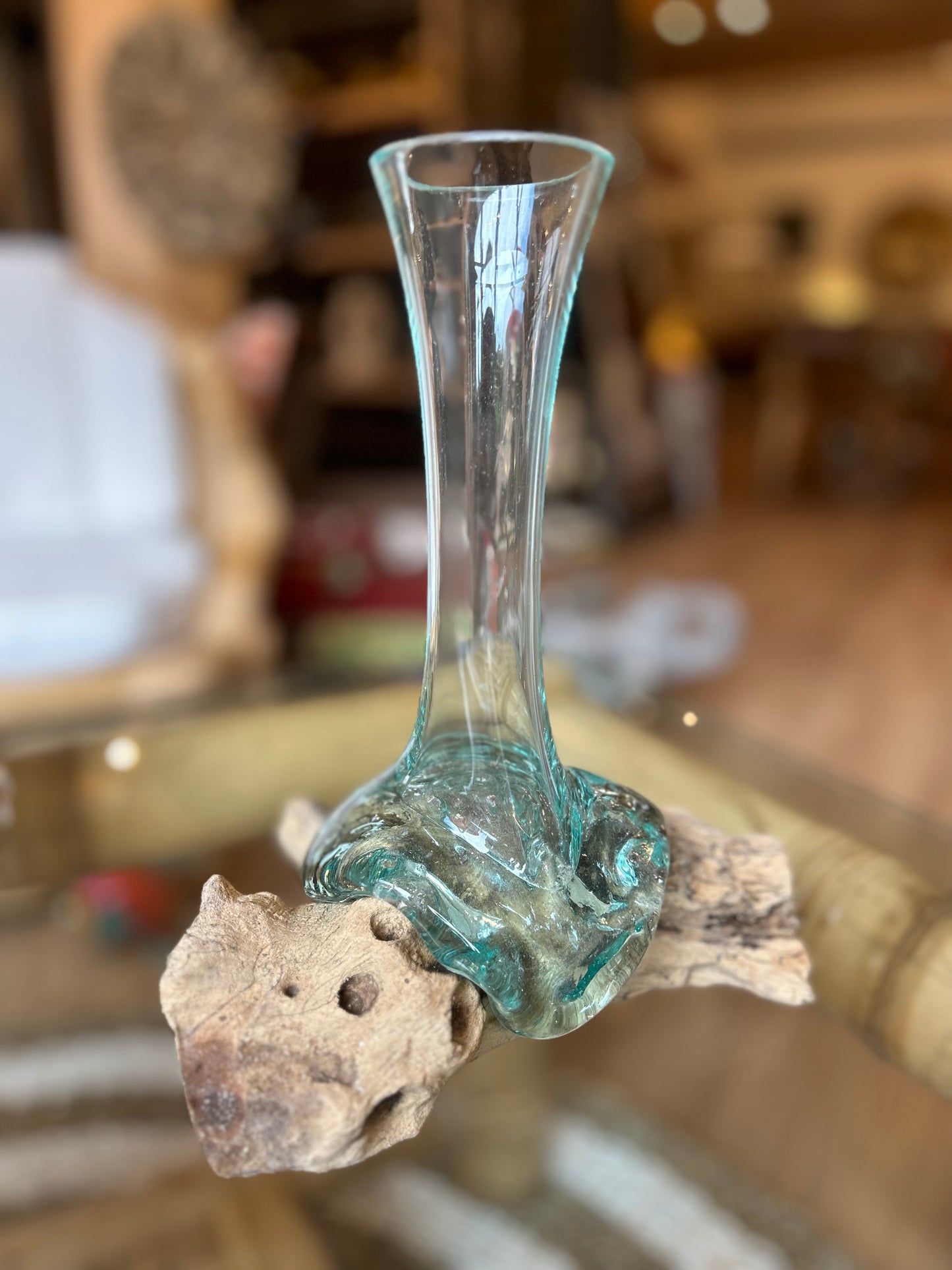 Vase en verre soufflé "Soliflore"