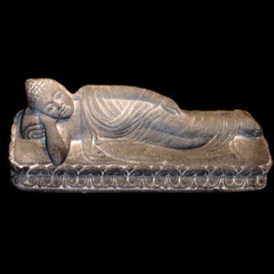 Bouddha couché en Pierre